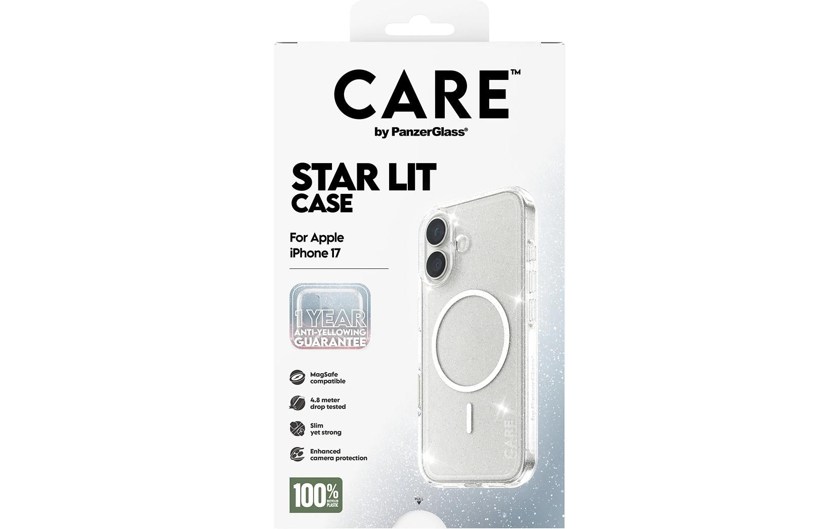PanzerGlass Backcover CARE Flagship Case Urban Combat – für Apple iPhone 17 – transparent – TPU