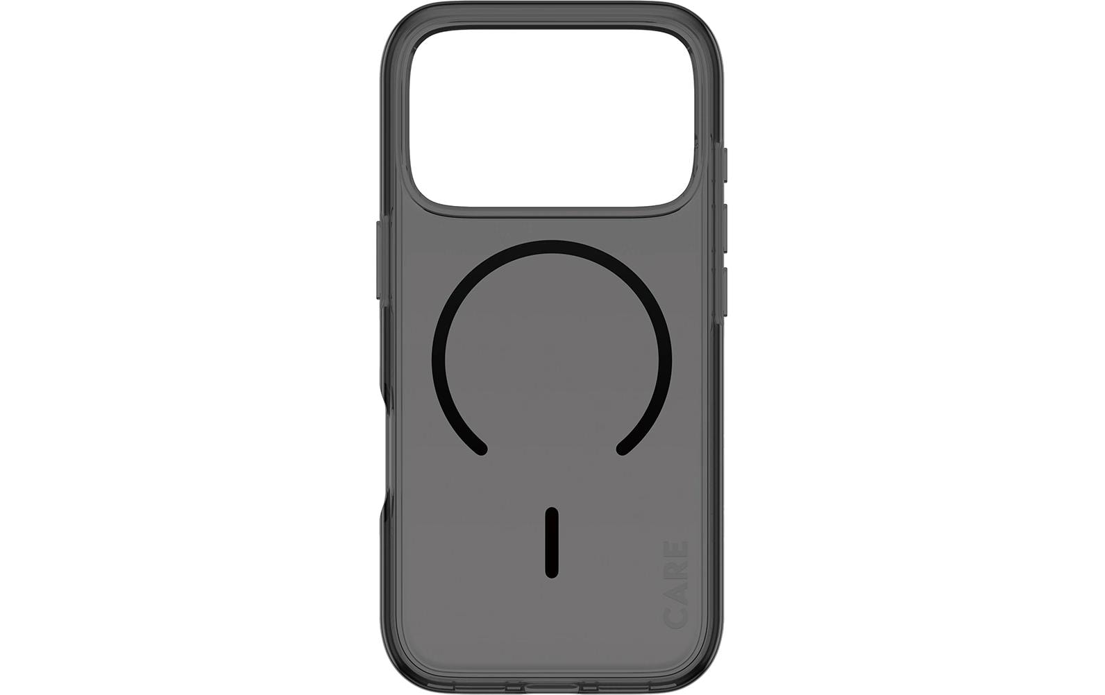 PanzerGlass CARE – Backcover – für Apple iPhone 17 Pro – Smokey/Schwarz – MagSafe kompatibel, kratz- und schockresistent