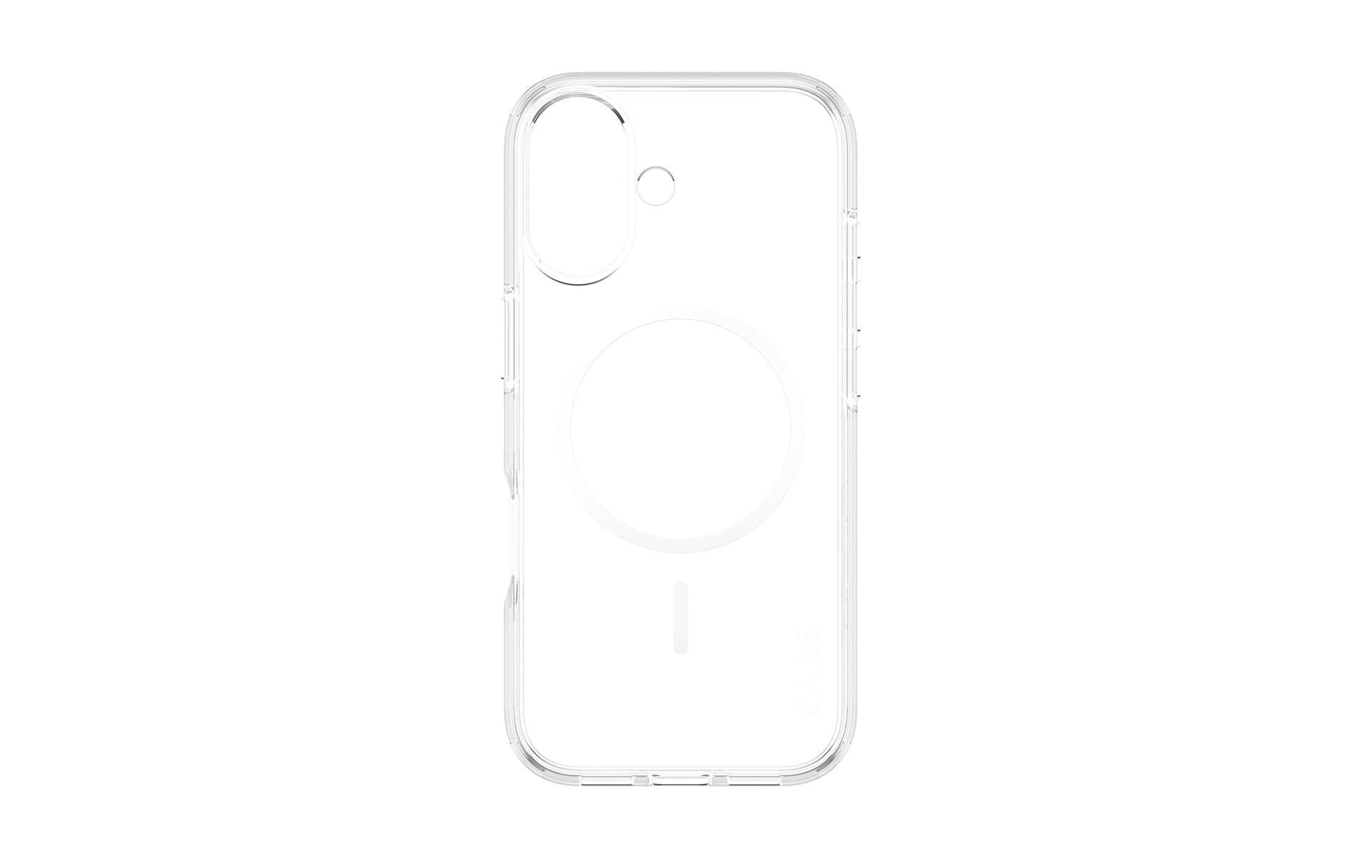 PanzerGlass Backcover – für Apple iPhone 17 – transparent/weiss – TPU, MagSafe-kompatibel
