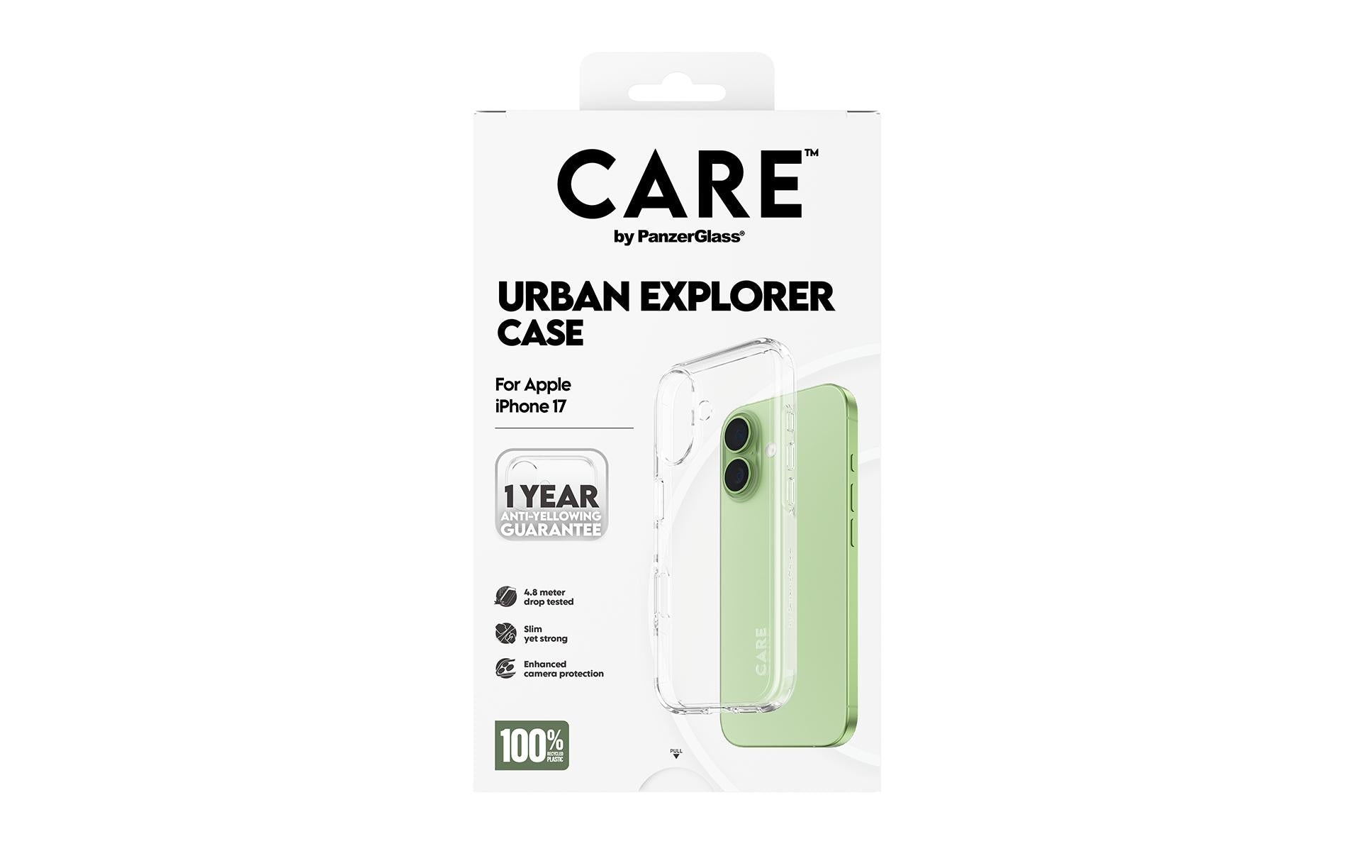 PanzerGlass Backcover Flagship Case – für Apple iPhone 17 – Urban Combat, transparent