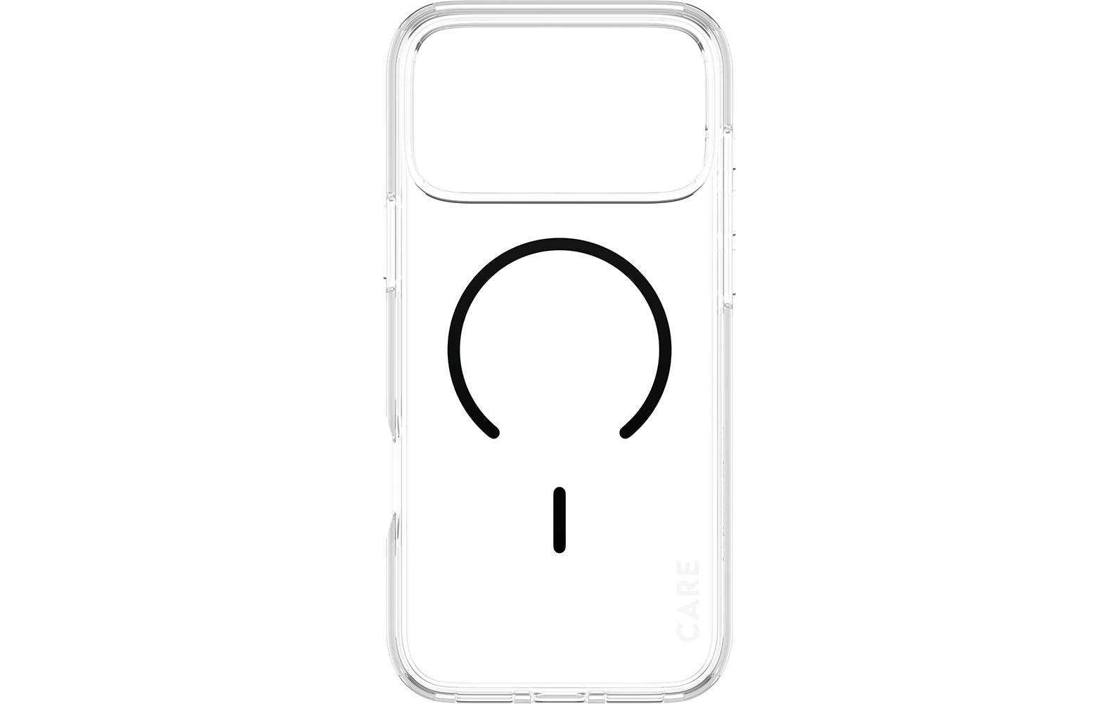 PanzerGlass Backcover – für Apple iPhone 17 Pro Max – transparent/schwarz – MagSafe kompatibel