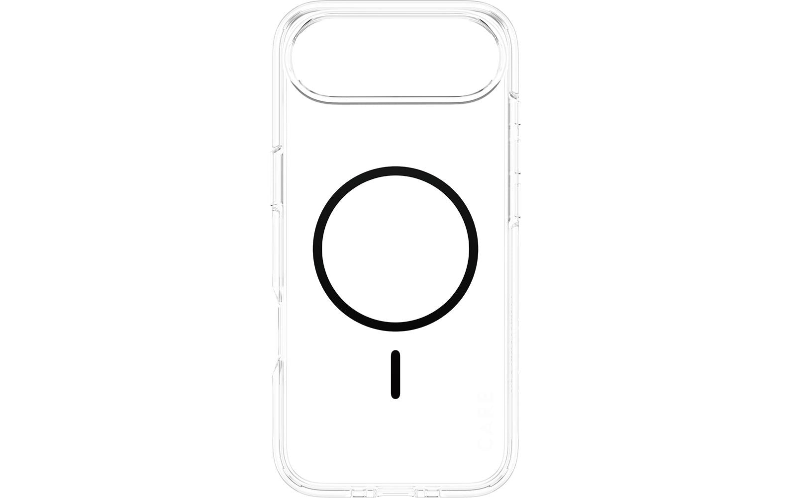 PanzerGlass Backcover – für Apple iPhone Air – transparent/schwarz – TPU, MagSafe-kompatibel