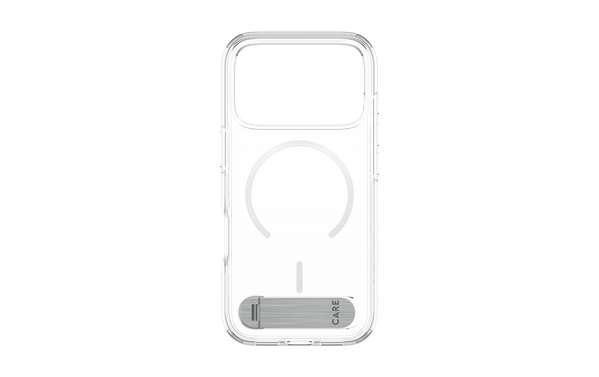 PanzerGlass Backcover CARE – für Apple iPhone 17 Pro – transparent – MagSafe-kompatibel, mit Kickstand