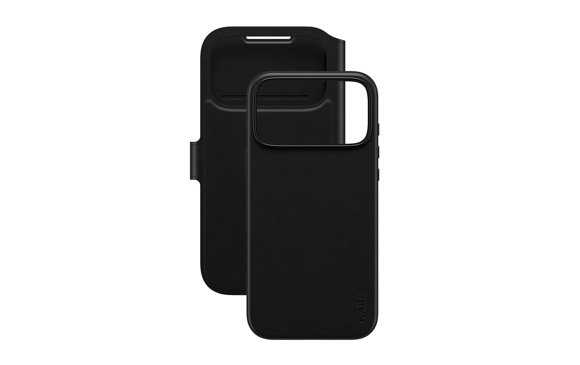 PanzerGlass Booklet-Hülle Tango – für Apple iPhone 17 Pro Max – schwarz – Kunstleder, MagSafe-kompatibel