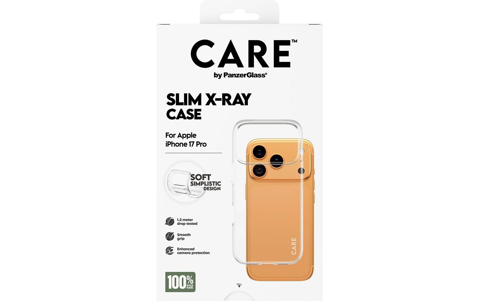 PanzerGlass Backcover CARE – für Apple iPhone 17 Pro – transparent