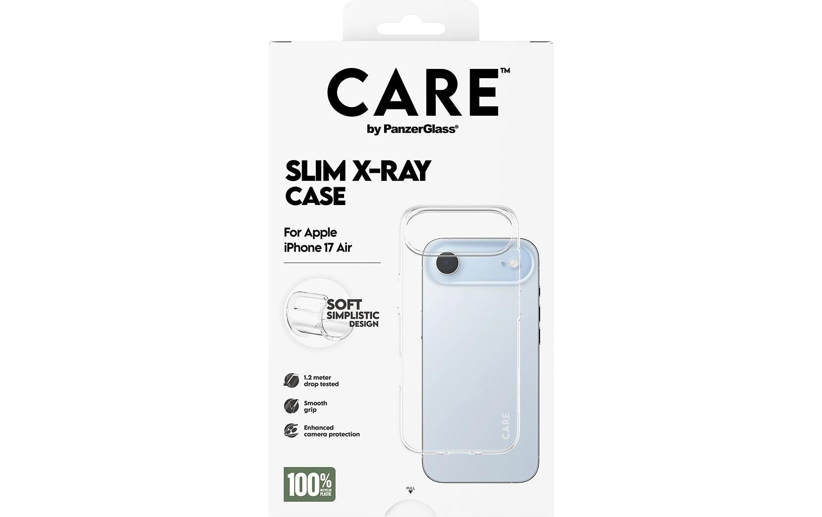 PanzerGlass Backcover X-Ray Soft Basic – für Apple iPhone Air – transparent