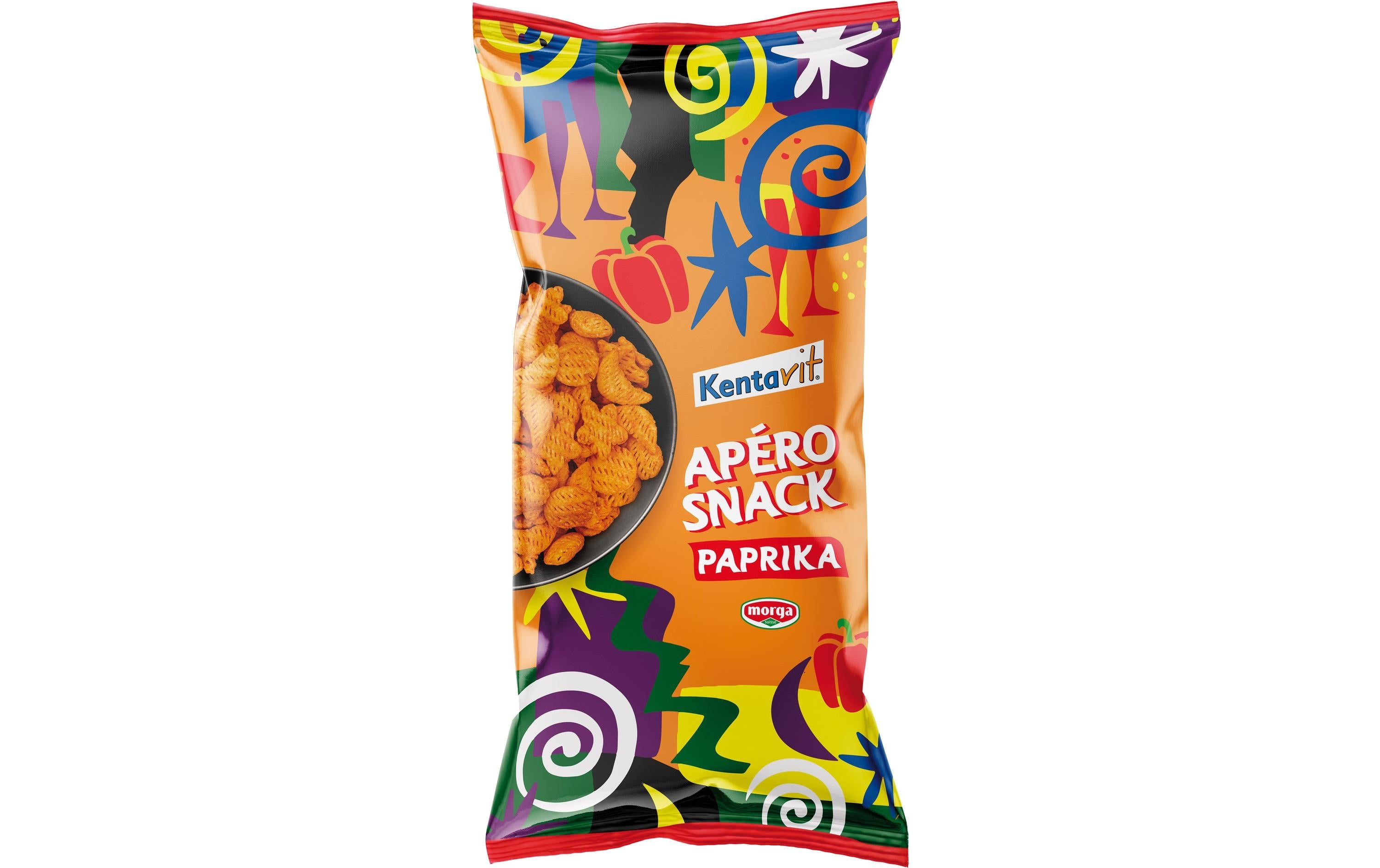Morga Apéro-Snack Chips – Paprika – 500 g