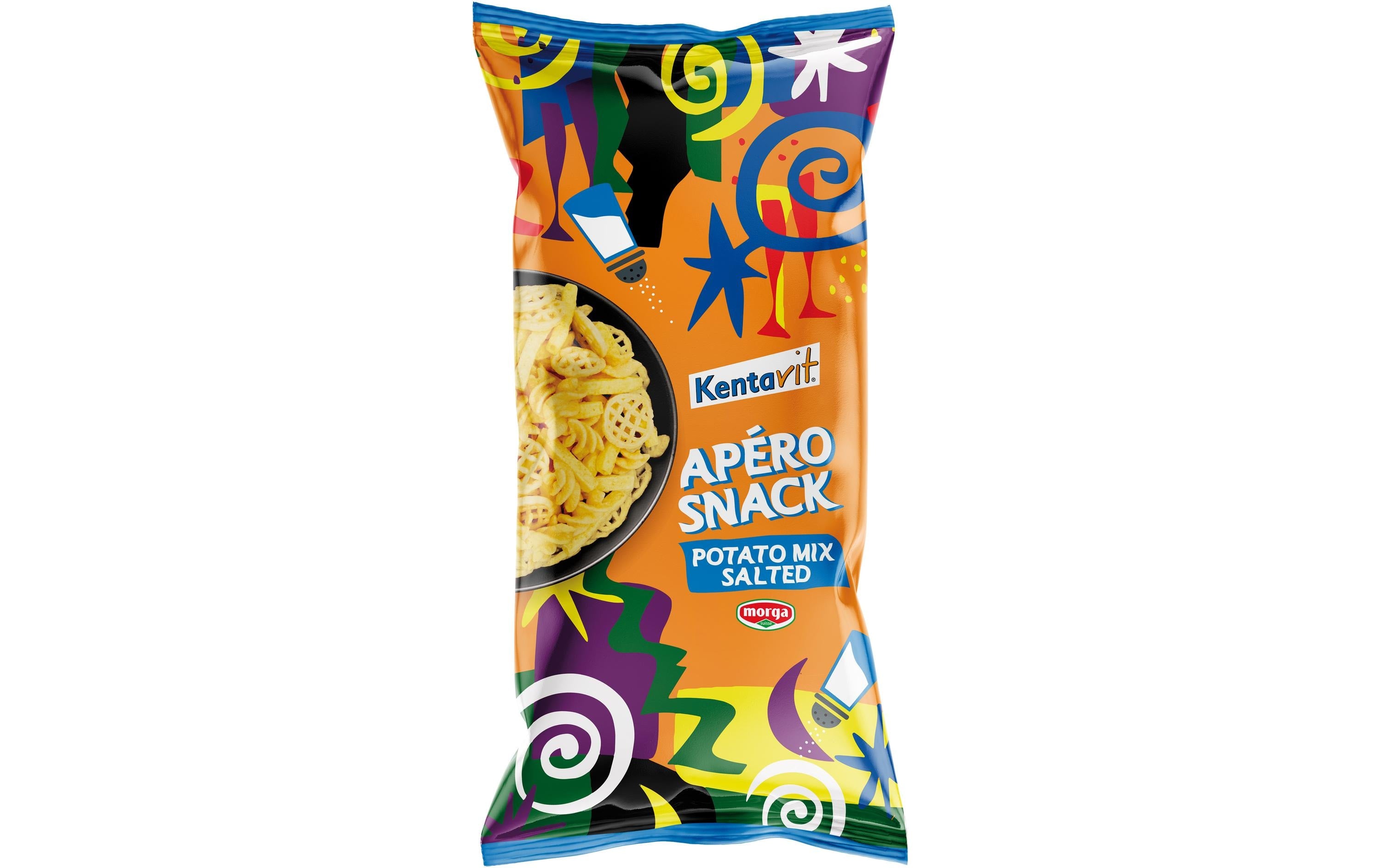 Morga Apéro-Snack Chips – gesalzen – 500 g
