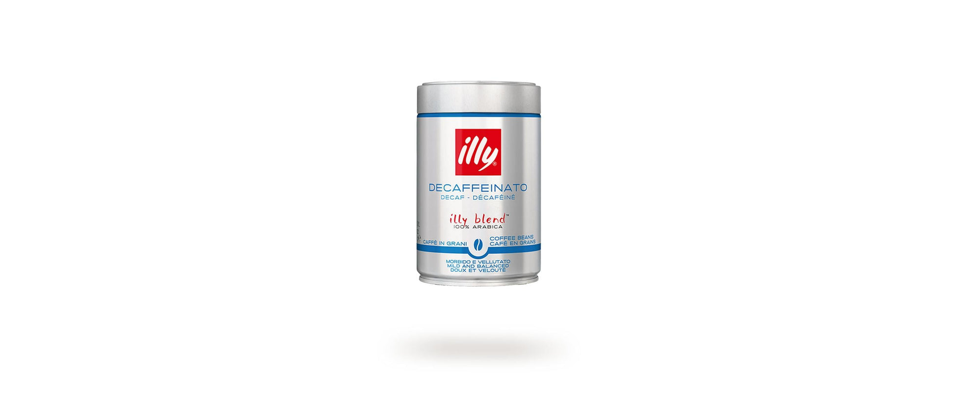 Illy Kaffeebohnen – Espresso, entkoffeiniert, 100% Arabica, Intensität 5, 250 g