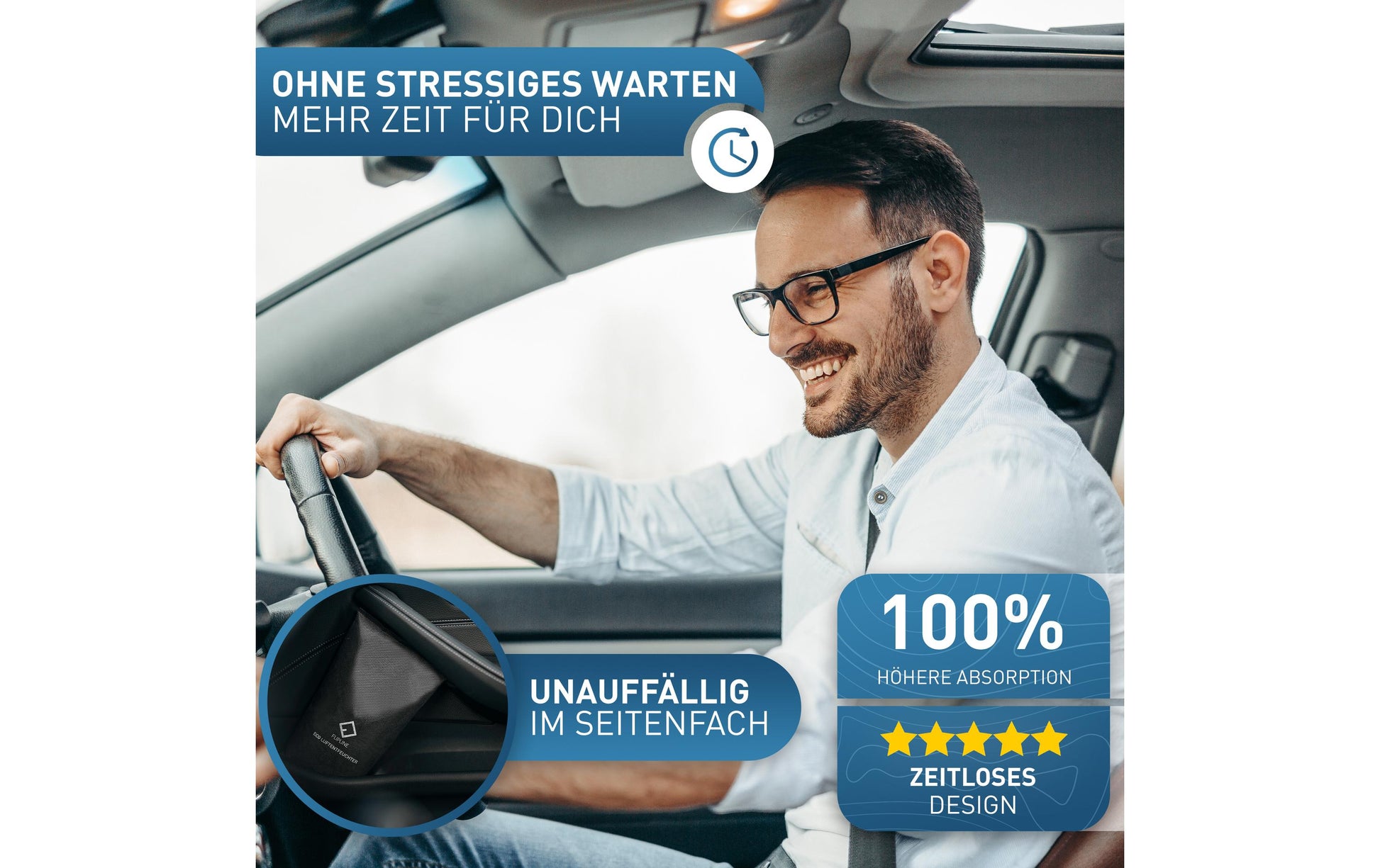 Flipline Auto-Entfeuchter – für Auto