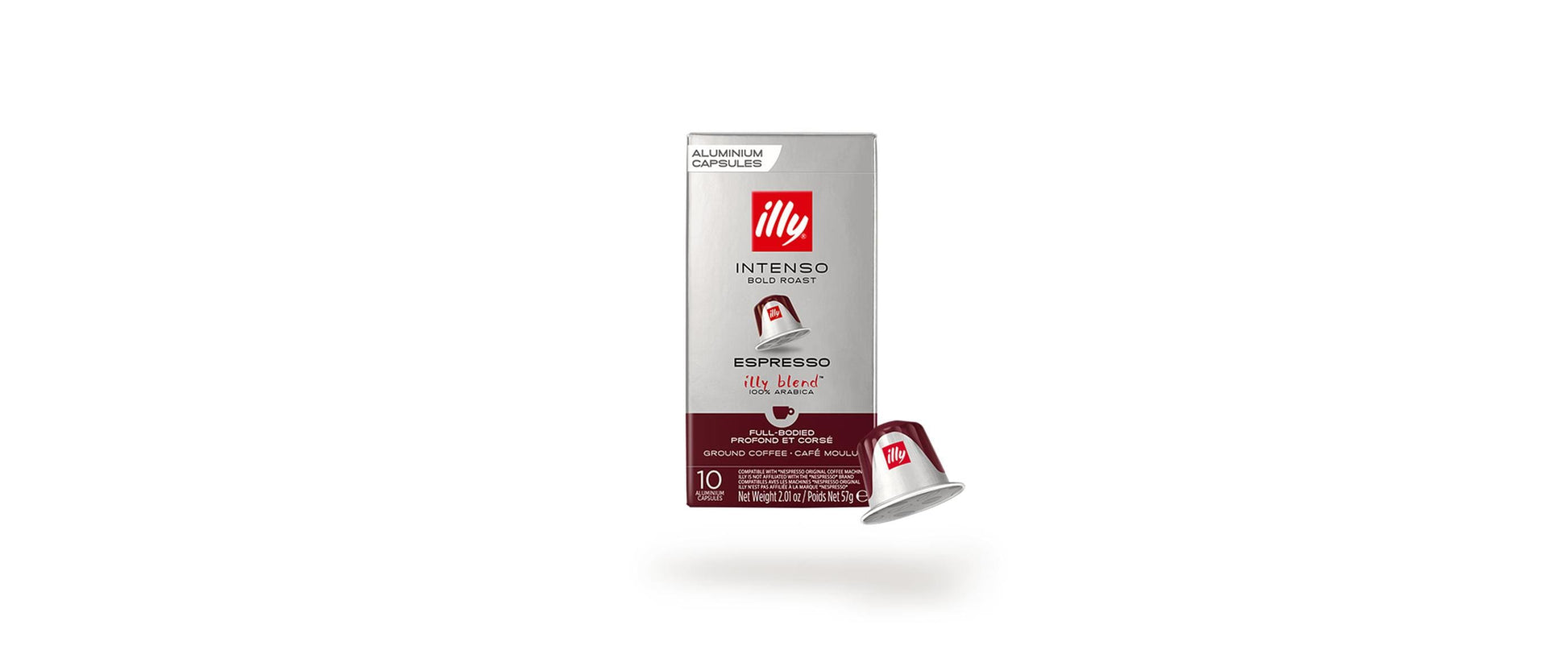 Illy Intenso Espresso – Kapseln für Nespresso – Intensität 7, 10 Kapseln