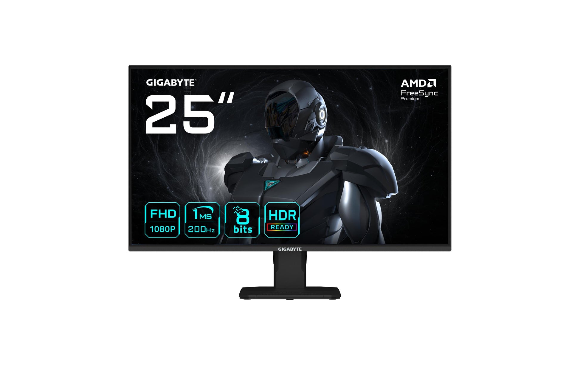 GIGABYTE GS25F2 – Monitor, 24,5", 1920 × 1080 (Full HD), IPS, 200 Hz, 300 cd/m²