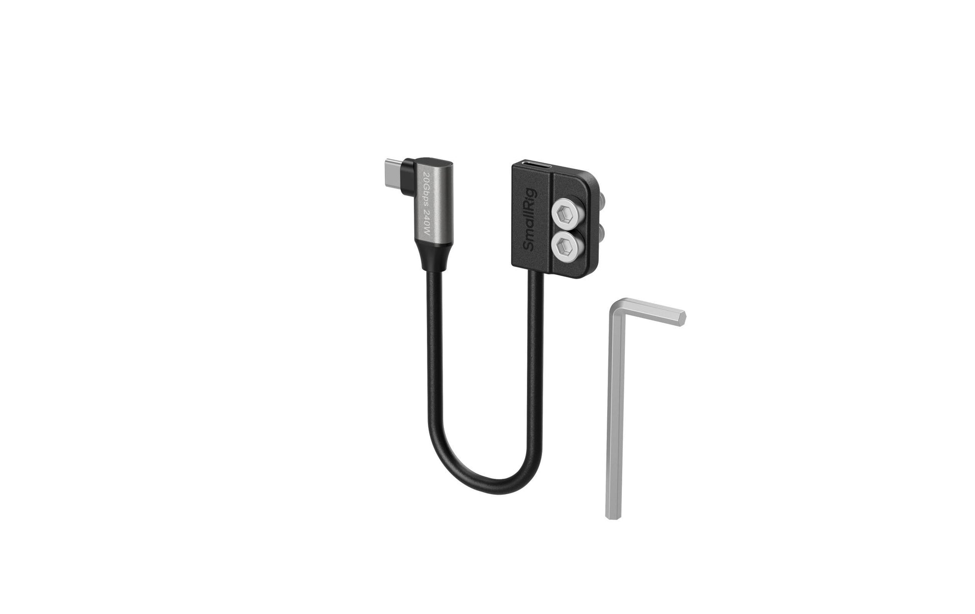SmallRig USB-C Verlängerungskabel (Stecker auf Buchse) – USB 3.2 Gen 2x2 (20 Gbit/s) – 0,2 m – PD 240 W