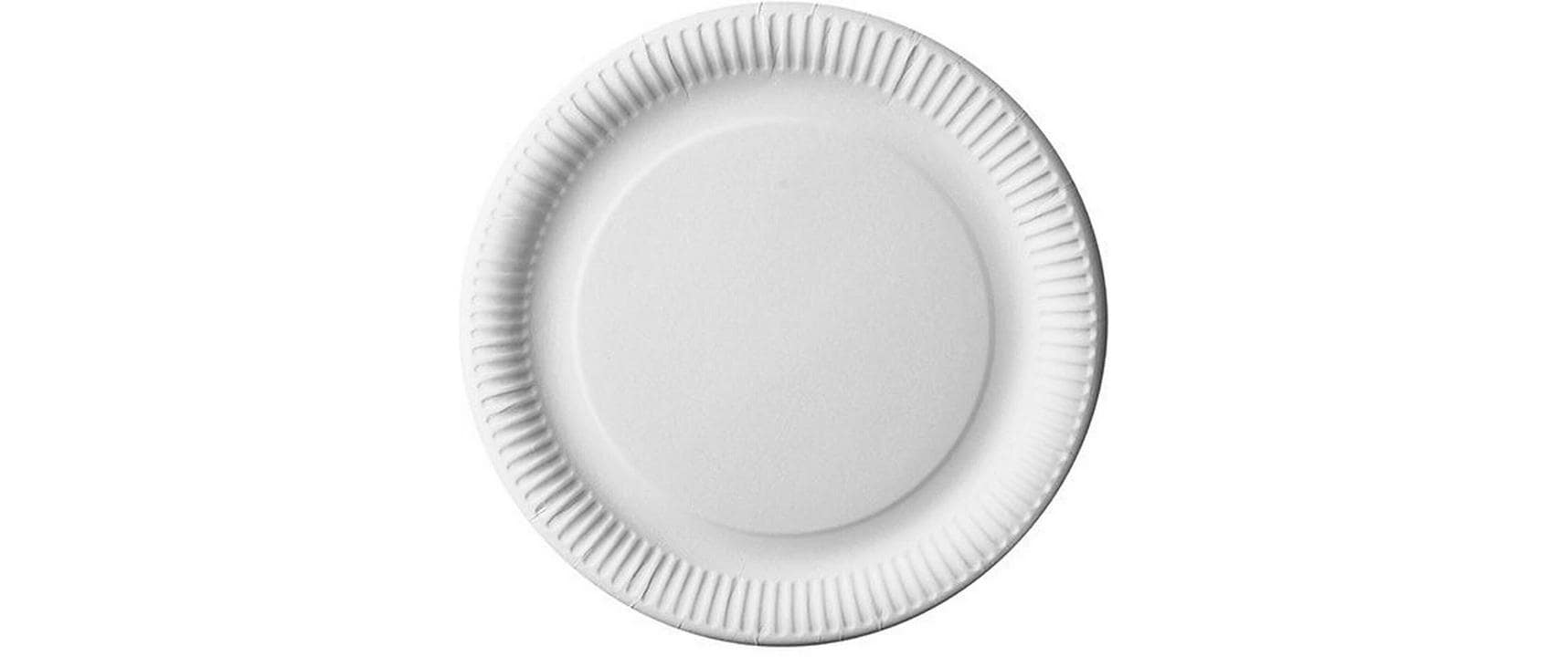 Papstar Papier/Karton Teller, rund – Ø 29 cm, weiss – FSC – 50 Stk.