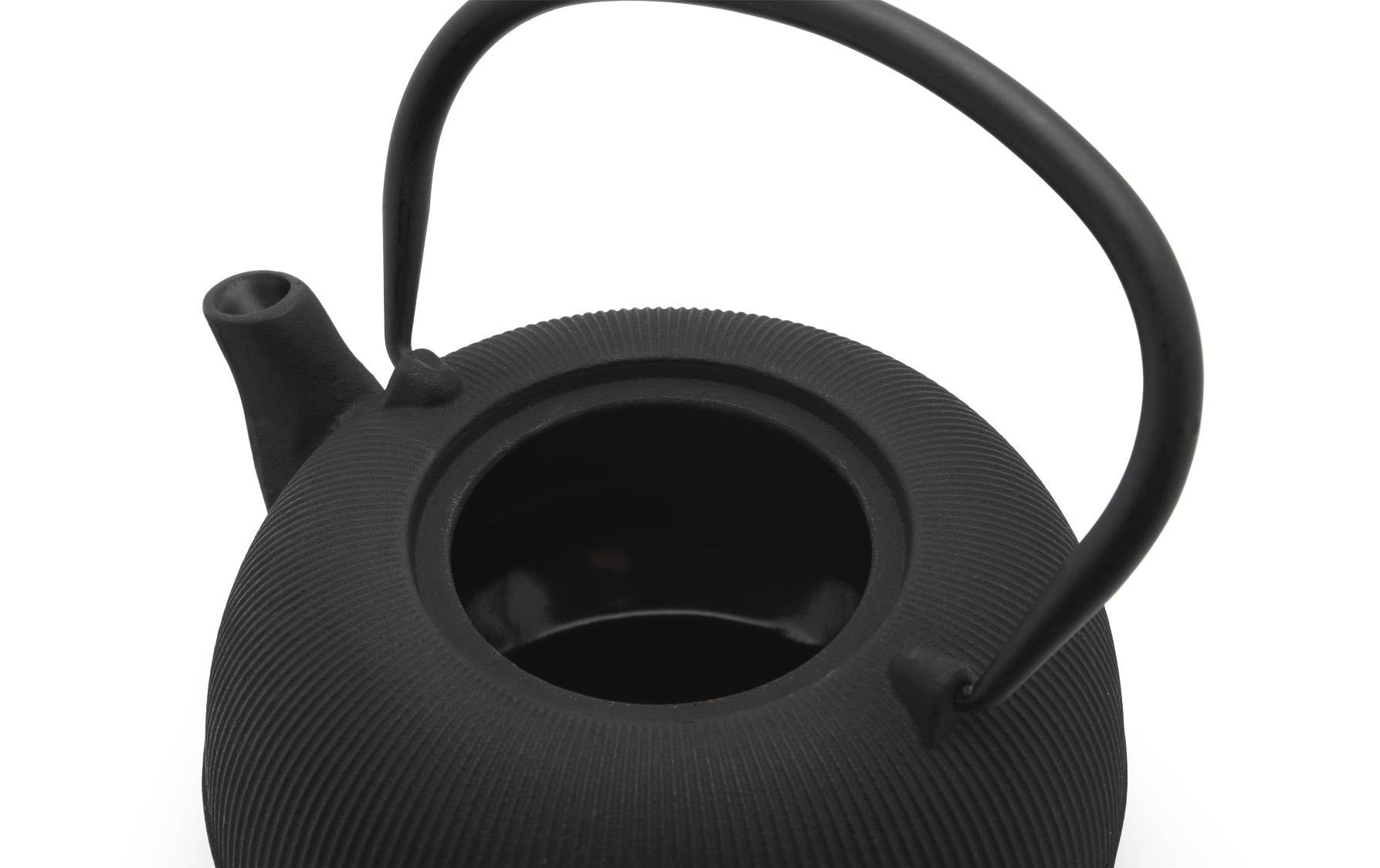 Bredemeijer Teeset Sichuan – 3-teiliges Set, 1 l, Gusseisen/Edelstahl, mit Deckel, Edelstahlfilter