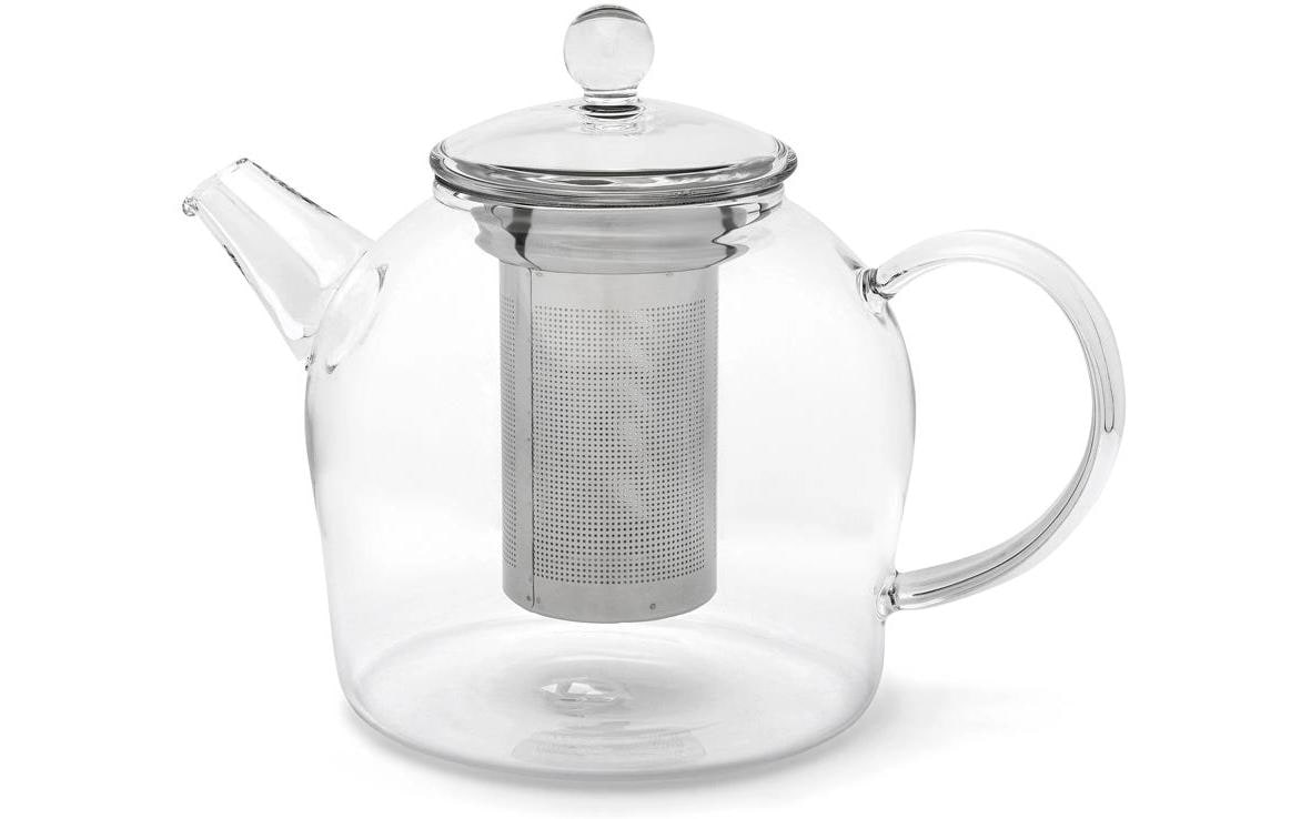 Bredemeijer Teekanne – 500 ml, Glas, Transparent, mit Edelstahlfilter, spülmaschinenfest