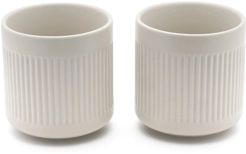 Bredemeijer Teetasse Skagen – 2er Set, 300 ml, Ø 8,3 cm, H 9,0 cm, Porzellan, Weiss