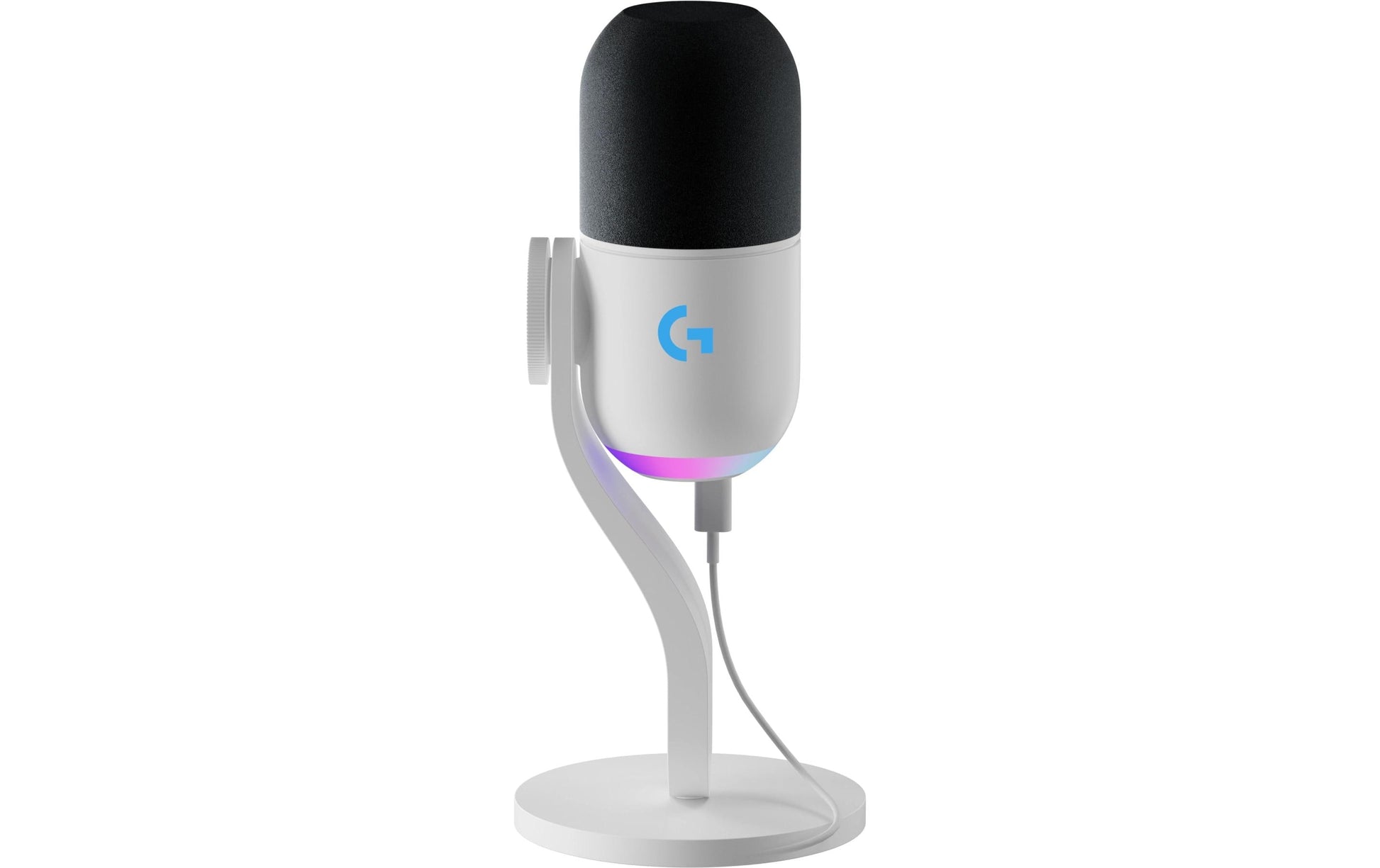 Logitech G Yeti GX – Tischmikrofon – USB, Kabelgebunden, Superniere, 24 Bit/96 kHz – Schwarz/Weiss
