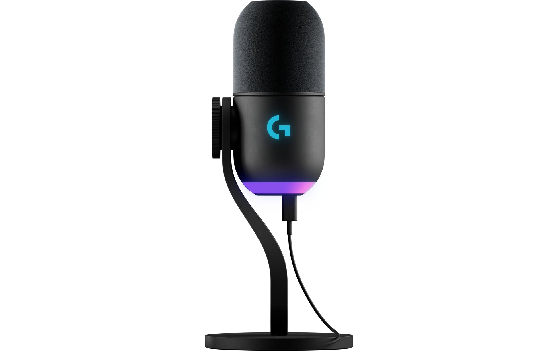 Logitech G Yeti GX Tischmikrofon – USB-C, Superniere, 24 Bit/96 kHz, für Windows/Mac, Schwarz