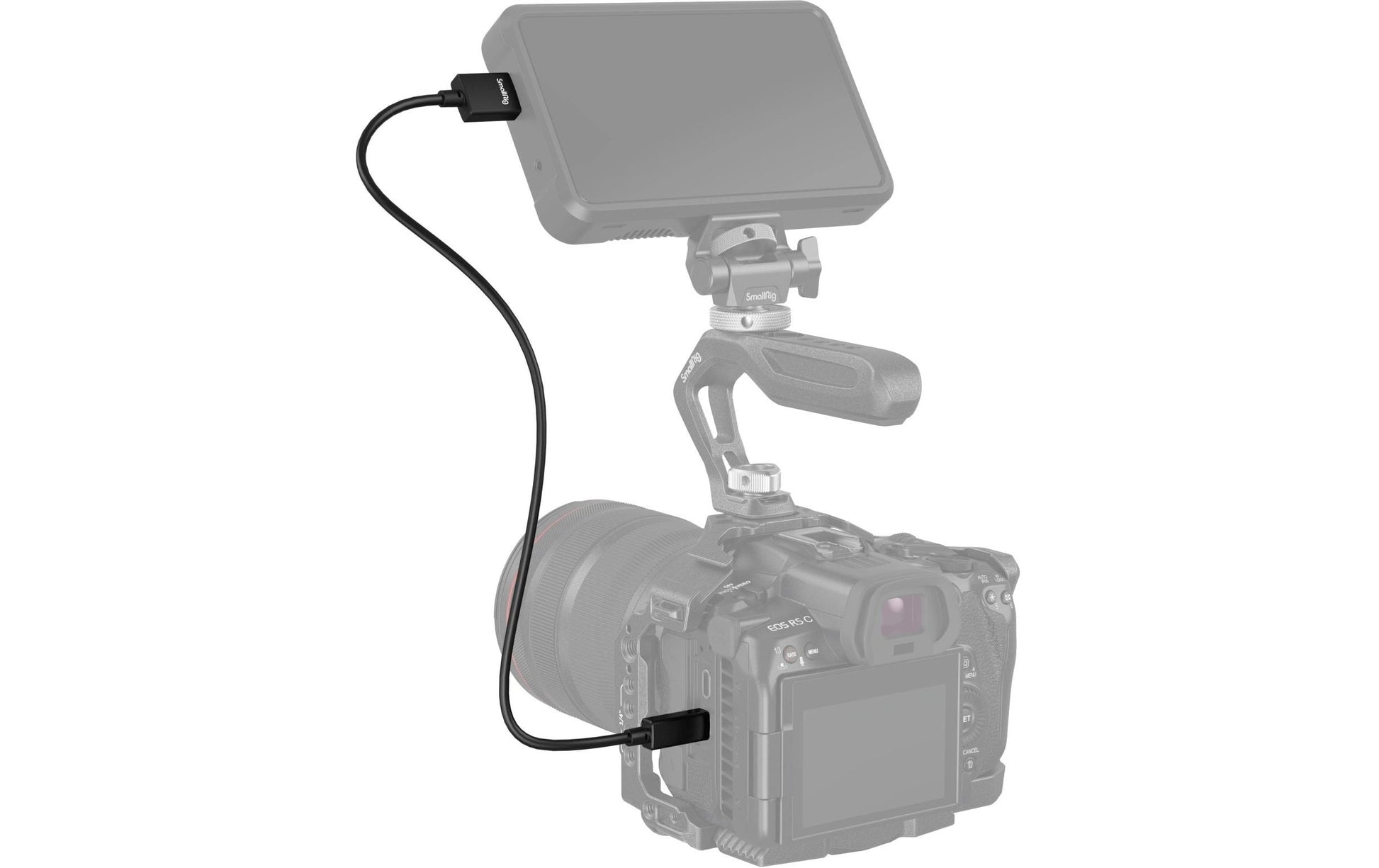 SmallRig Micro-HDMI auf HDMI Kabel HDMI 2.0 4K 60 Hz – 0,35 m – für Sony, Fujifilm & SIGMA Kameras