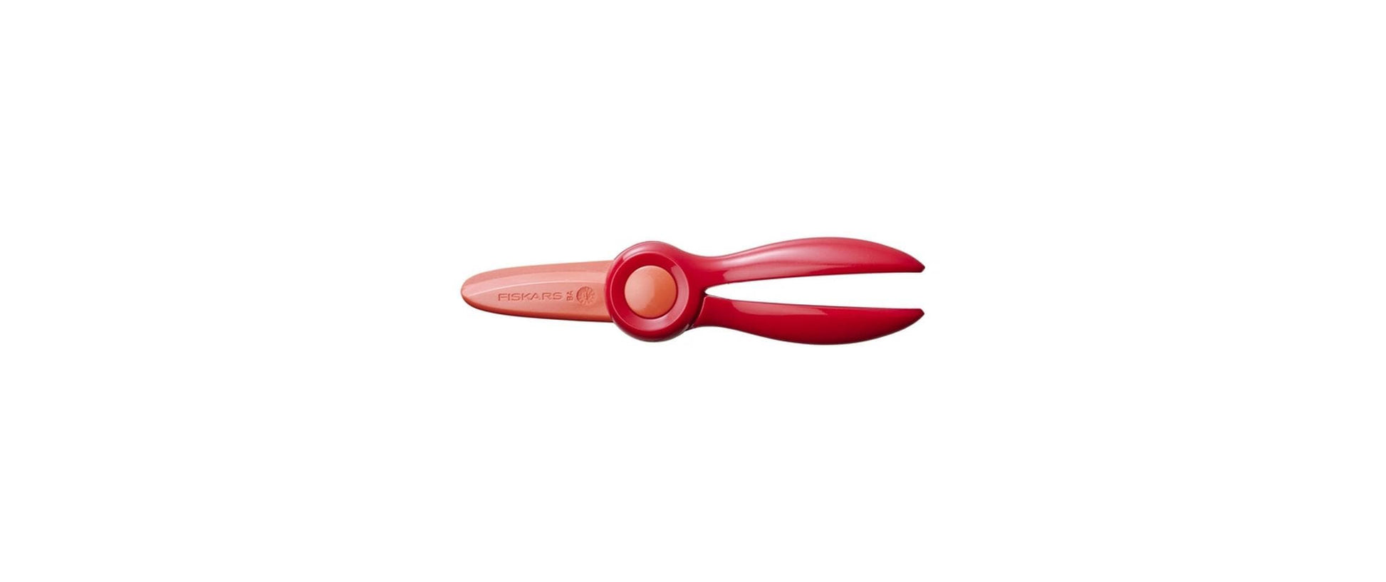 Fiskars Kinderschere 9,5 cm, für Rechts- und Linkshänder – Kunststoff, Rot