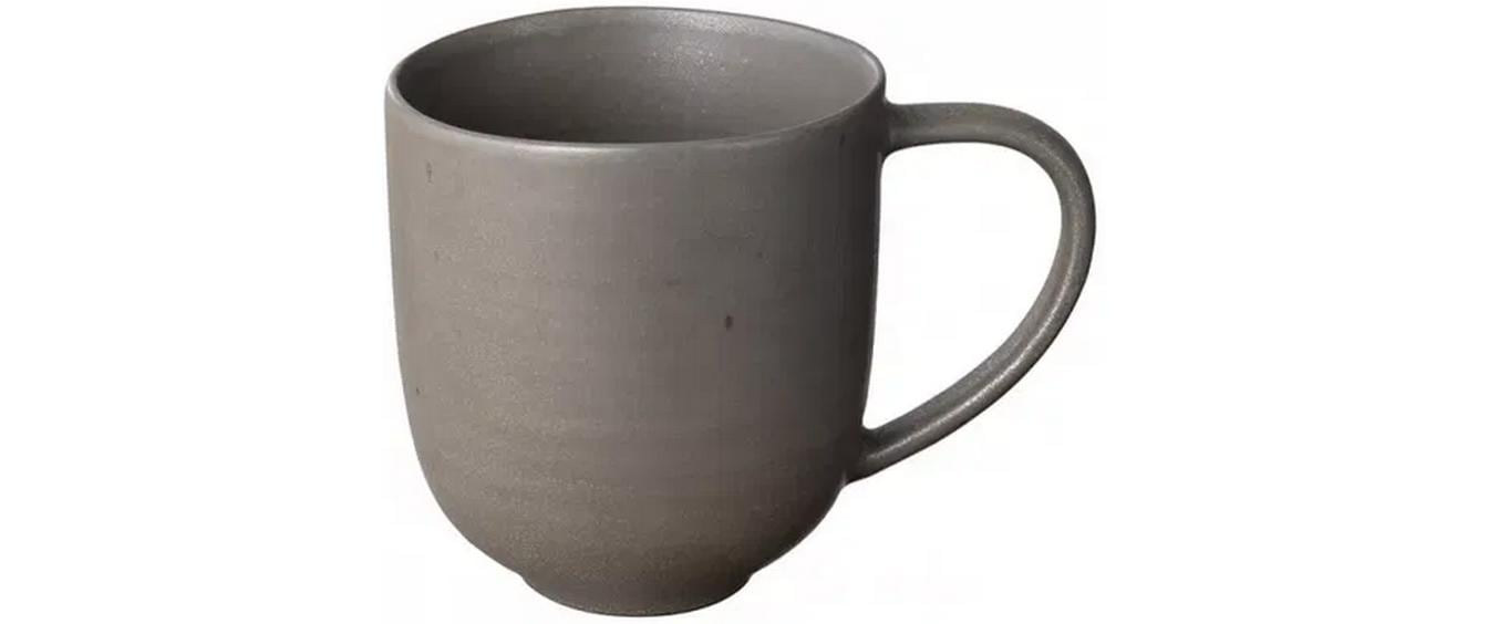 Blomus Tasse KUMI – 290 ml, Ø 8 cm, H 9 cm, Keramik, Grau, spülmaschinenfest, mikrowellengeeignet