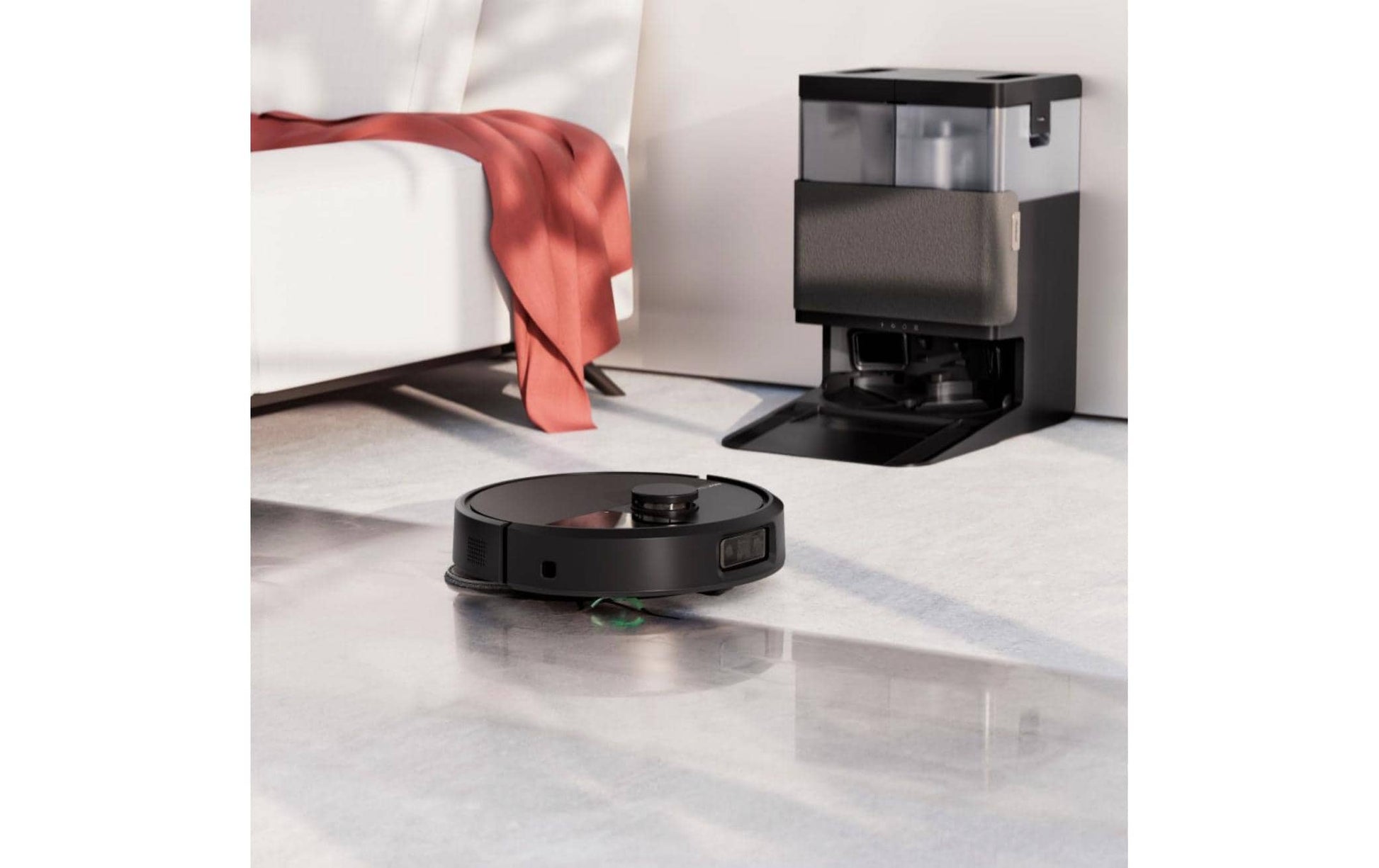 iRobot Roboterstaubsauger Roomba Plus 505 – 0,3 l, Akkubetrieb, 35,7 × 35,1 × 10,6 cm, 4,4 kg