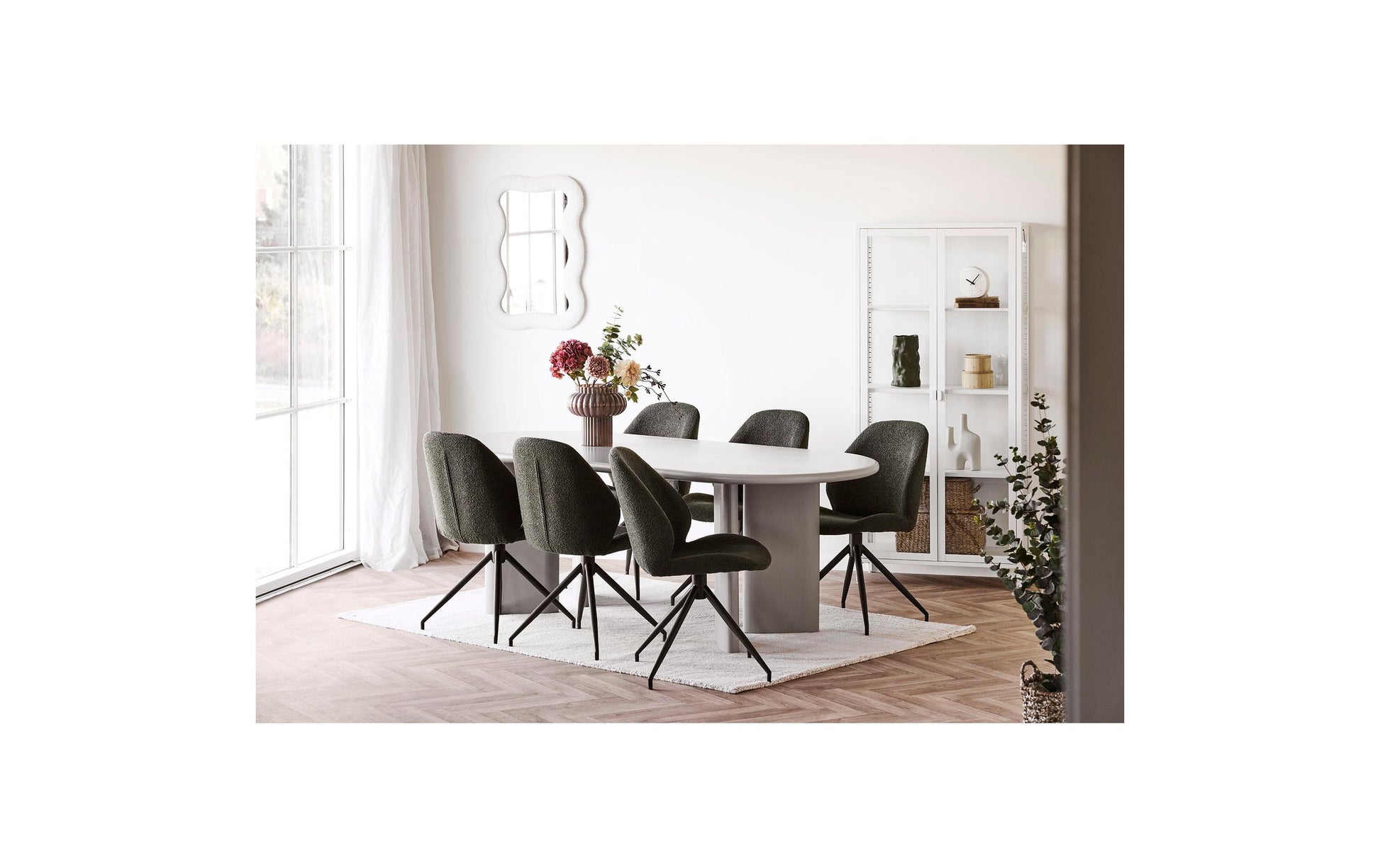 House Nordic Kunstblumenstrauss Dahlie – 25 × 30 × 68 cm – Kunststoff, mehrfarbig