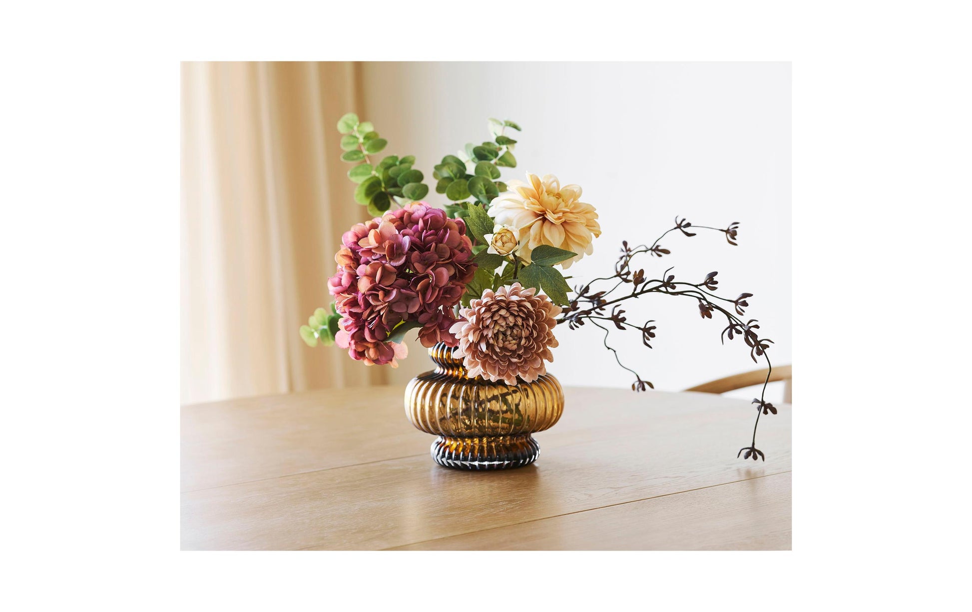 House Nordic Kunstblumenstrauss Dahlie – 25 × 30 × 68 cm – Kunststoff, mehrfarbig