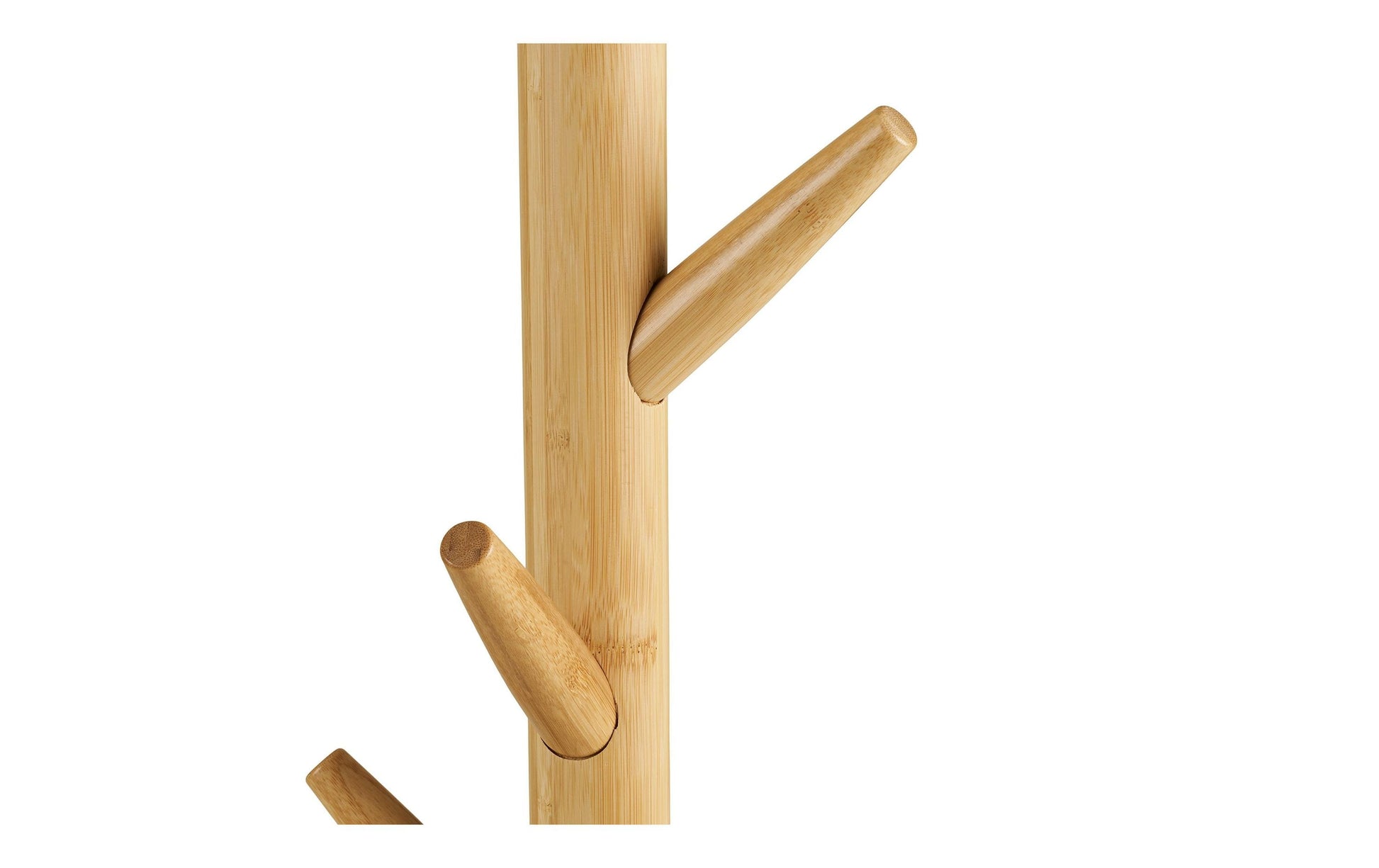 House Nordic Garderobenständer – Bambus, Braun, 50 × 50 × 163 cm