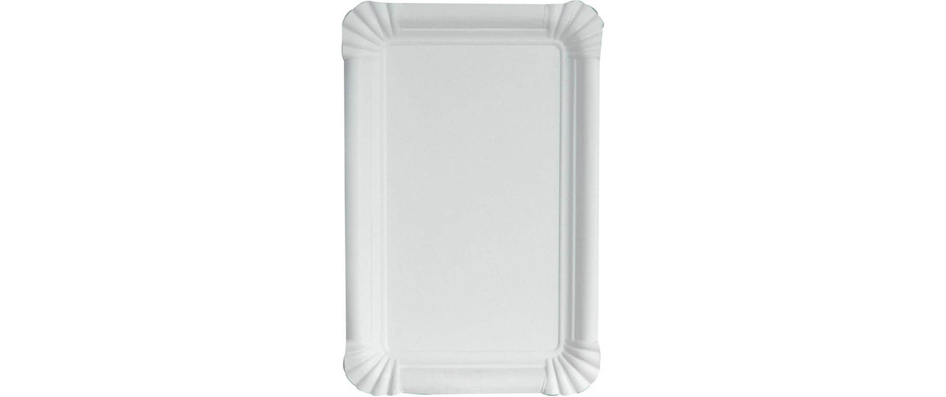 Weita Teller, Papier/Karton, rechteckig – 16 × 16,5 cm, weiss – 250 Stk.