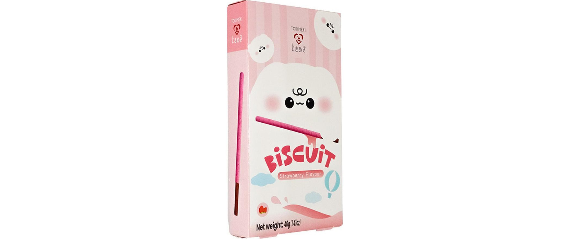 Tokimeki Biscuit Stick Salzgebäck – Erdbeere – 40 g
