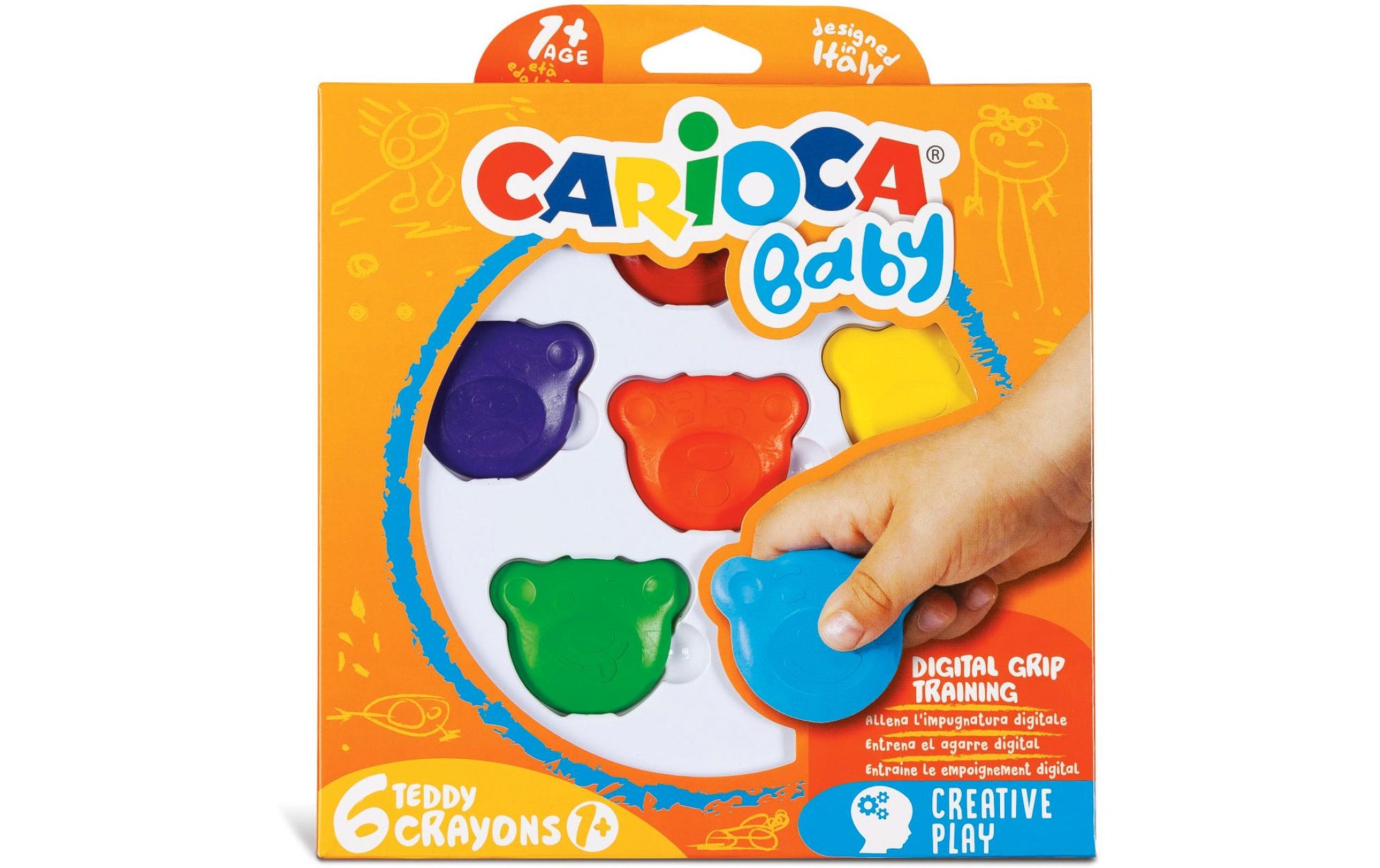 Carioca Farbstifte – 6 Farben, Karton