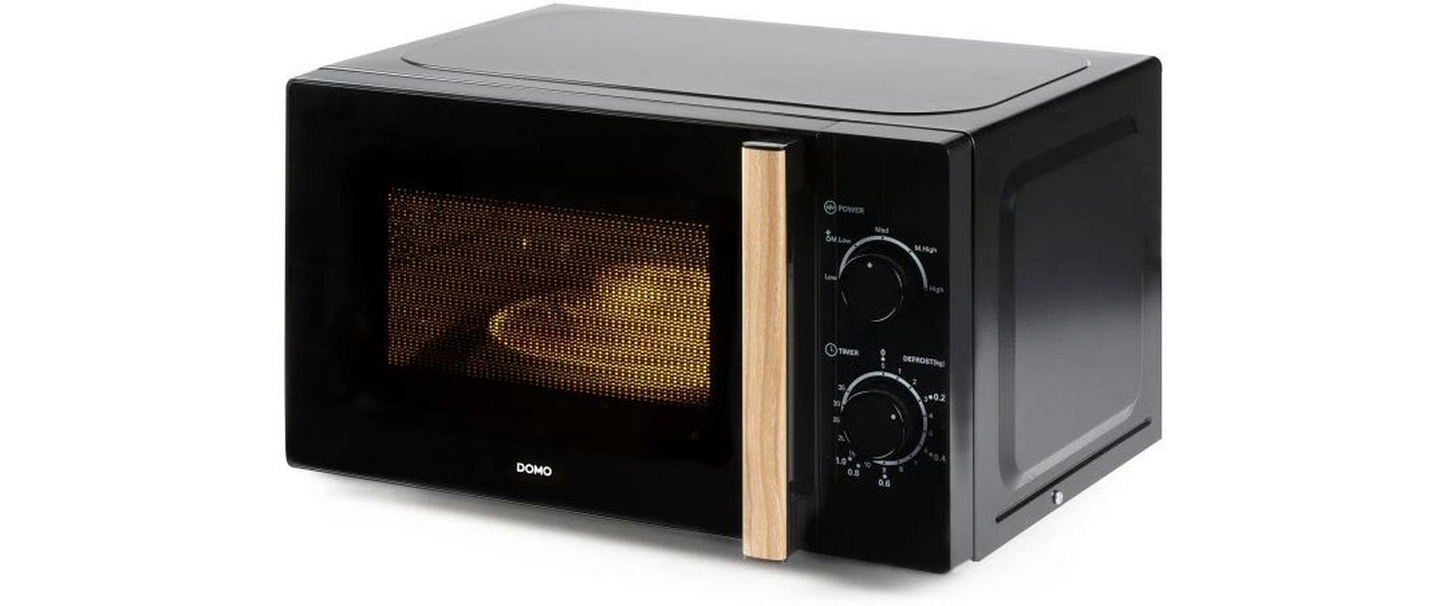 Domo Solo-Mikrowelle DO2820 – 20 l – 700 W – schwarz