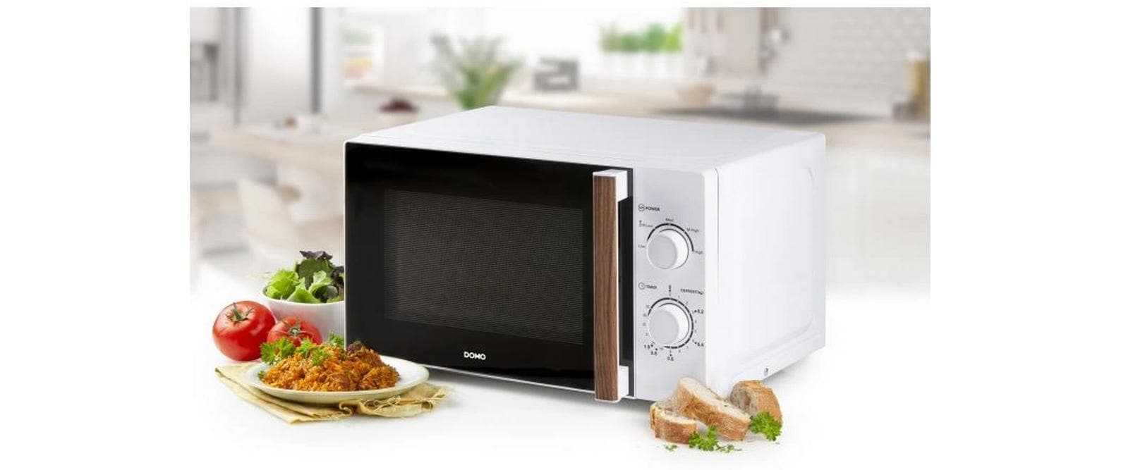 Domo Solo-Mikrowelle DO2720 – 20 l, 700 W – weiss