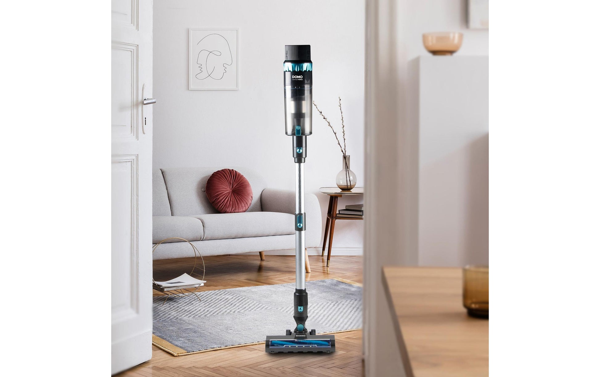 Domo Akkusauger DO244SV – 60 min, 0,8 l, Akkubetrieb, 30 V