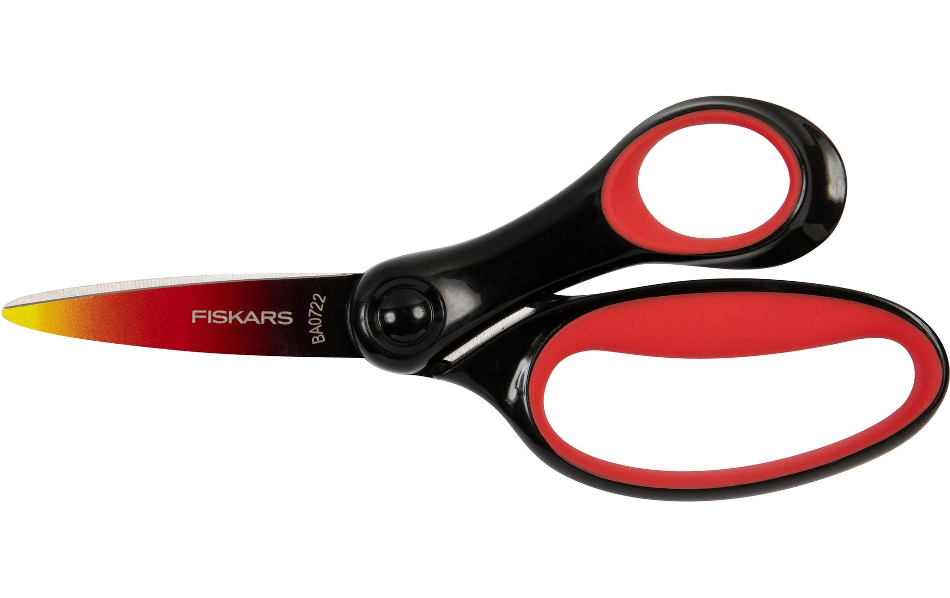 Fiskars Kinderschere 15,0 cm, für Rechtshänder – ergonomischer Griff, Schwarz/Rot