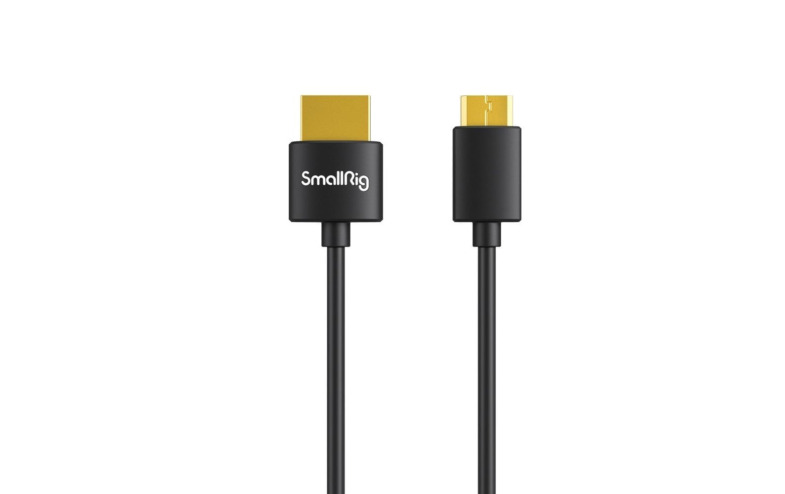 SmallRig Mini-HDMI auf HDMI Kabel HDMI 2.0 4K 60 Hz – 0,55 m