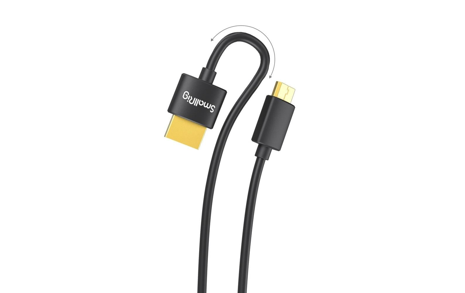SmallRig Mini-HDMI auf HDMI Kabel HDMI 2.0 4K 60 Hz – 0,55 m