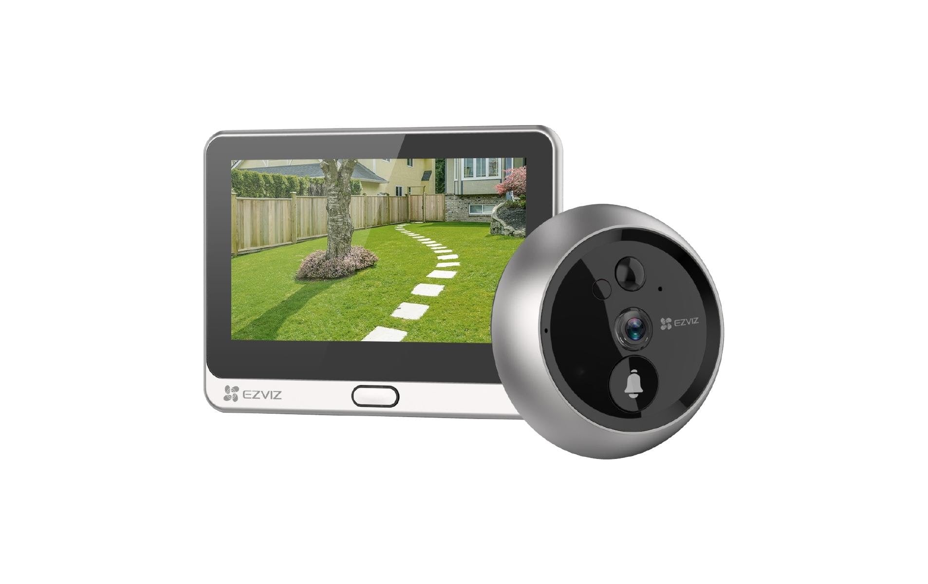 EZVIZ DP2C Digitaler Türspion – 4,3", 2 MP, 1920×1080, Nachtsicht, Silber