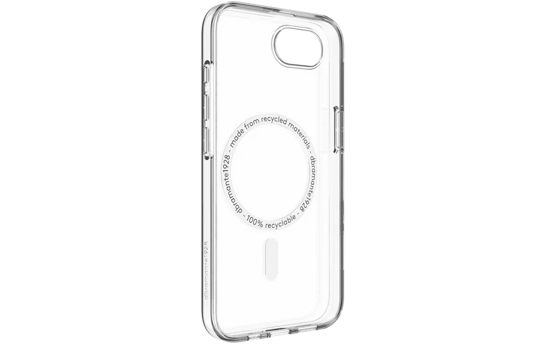 dbramante1928 Greenland Pro MS Backcover – für Apple iPhone 16e, Recycling-Kunststoff, transparent