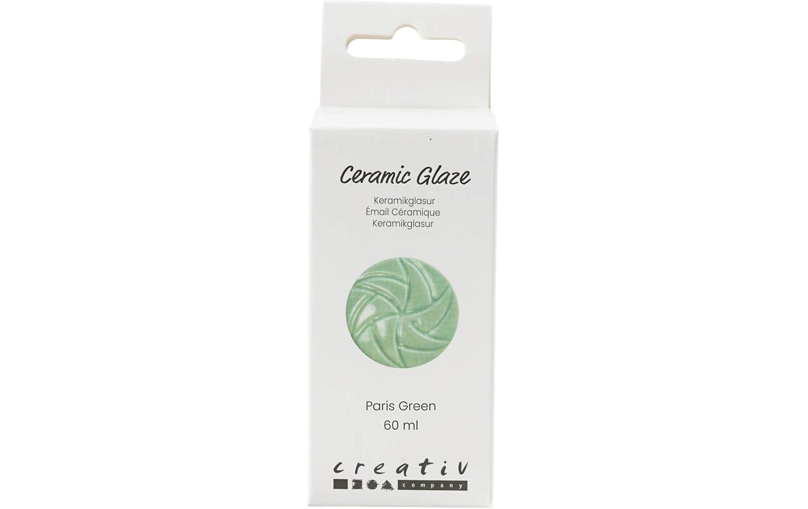 Creativ Company Keramikglasur – Grün – 60 ml – für Keramik