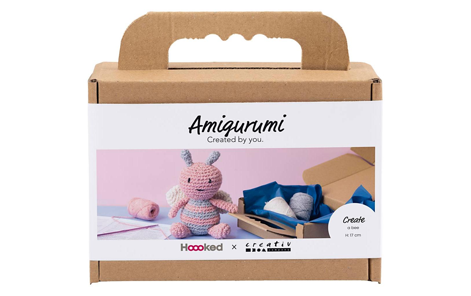 Creativ Company Häkelset Amigurumi Biene – Mehrfarbig