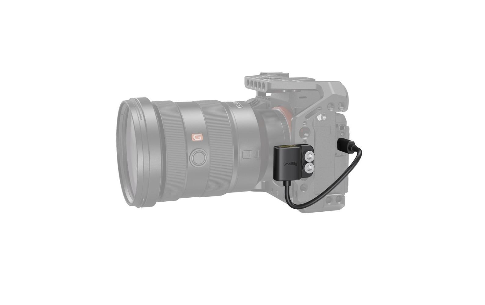 SmallRig Micro-HDMI auf HDMI Kabel HDMI 2.0 4K 60 Hz – 0,14 m