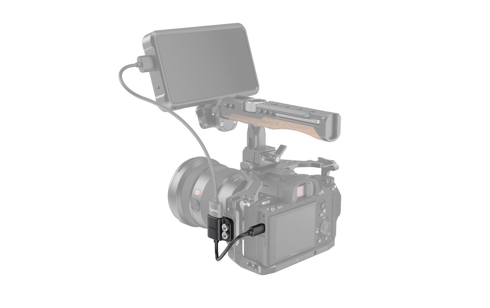 SmallRig Micro-HDMI auf HDMI Kabel HDMI 2.0 4K 60 Hz – 0,14 m