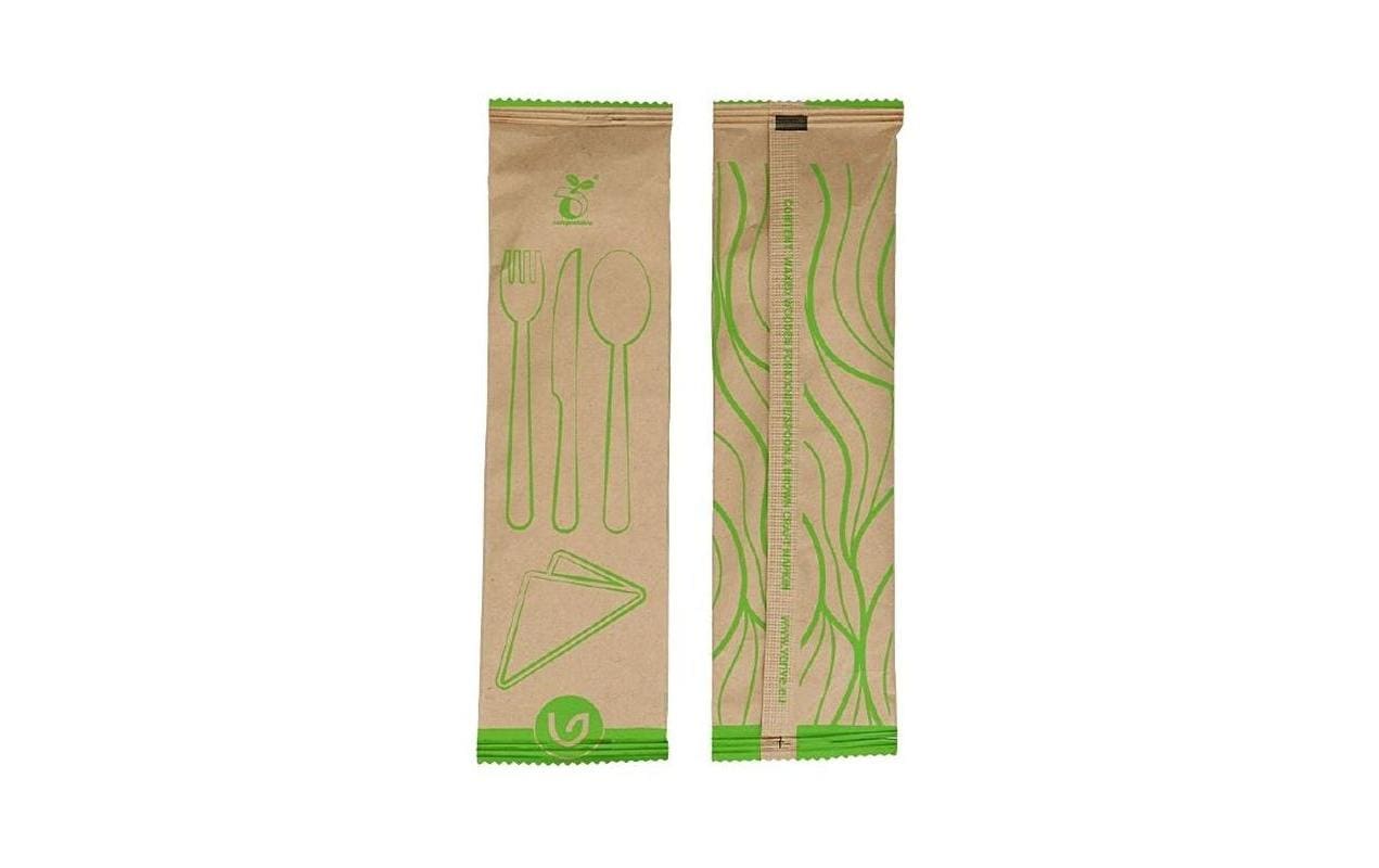 Verive Besteck-Set 4-tlg., Holz