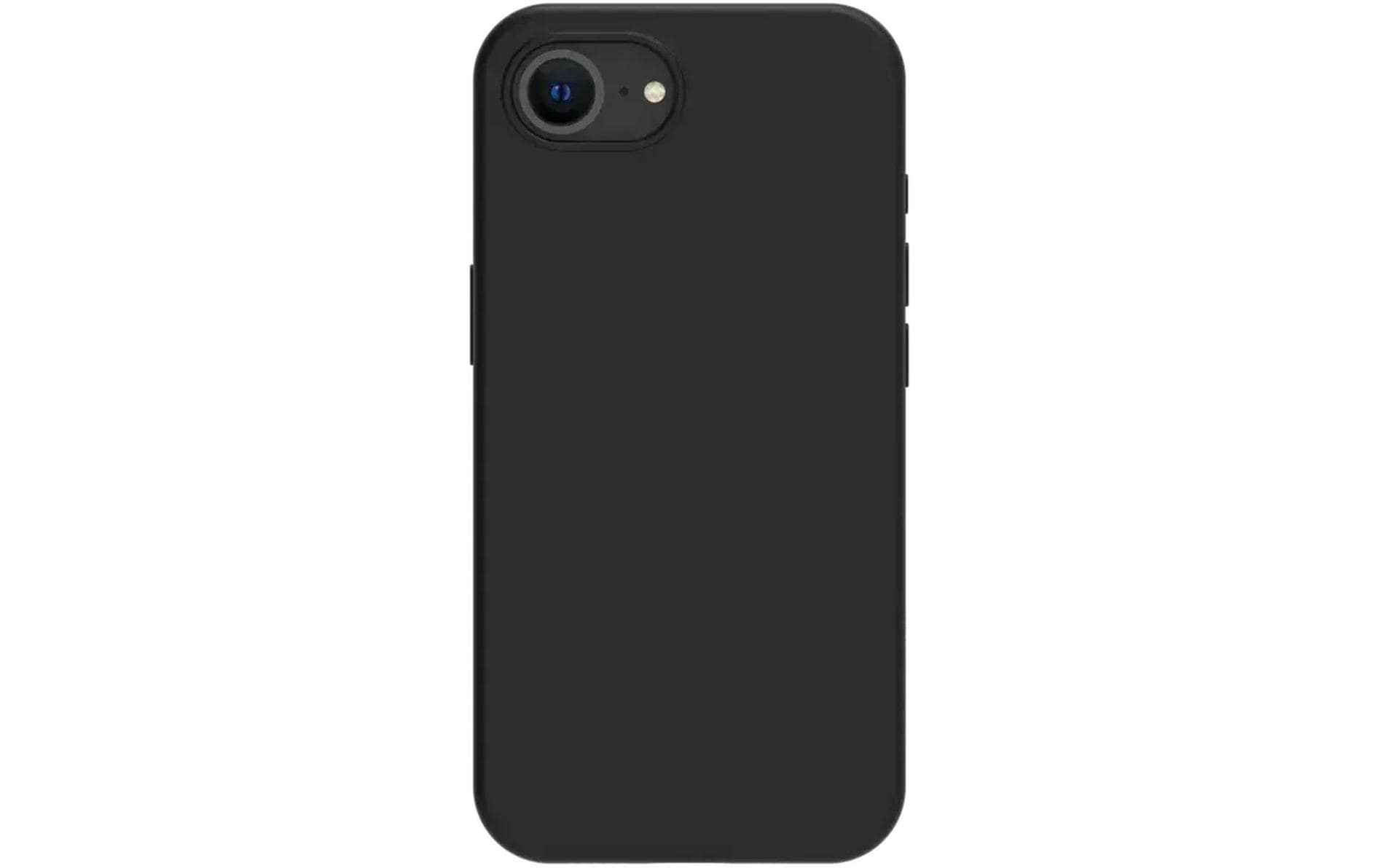 dbramante1928 Backcover – für Apple iPhone 16, Silikon, Night Black, kabelloses Laden