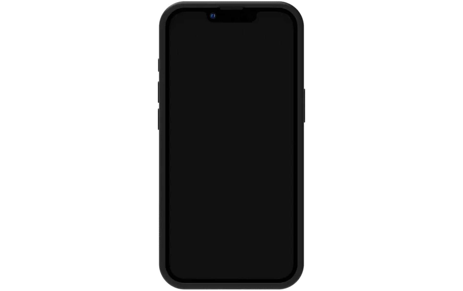 dbramante1928 Backcover – für Apple iPhone 16, Silikon, Night Black, kabelloses Laden
