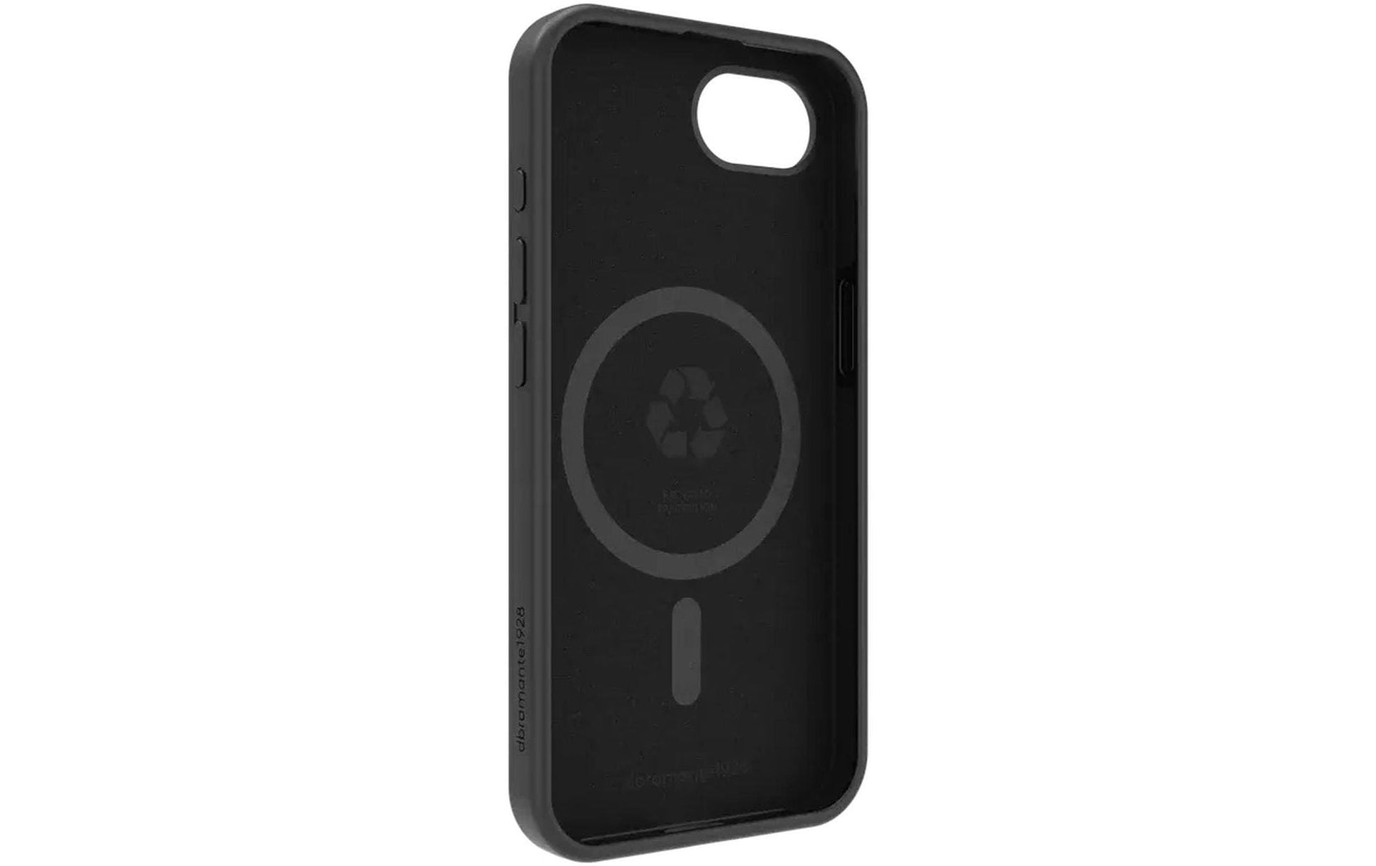dbramante1928 Backcover – für Apple iPhone 16, Silikon, Night Black, kabelloses Laden