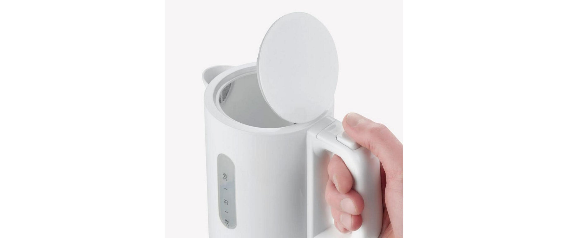 Severin Wasserkocher – 0,5 l, Kunststoff, Weiss